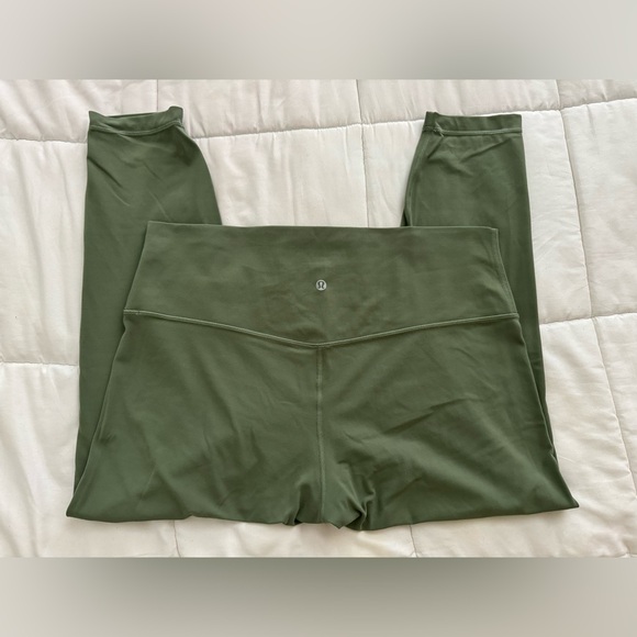 RARE Lululemon Align High-Rise Pant 25"
Green Twill light color - Picture 6 of 11
